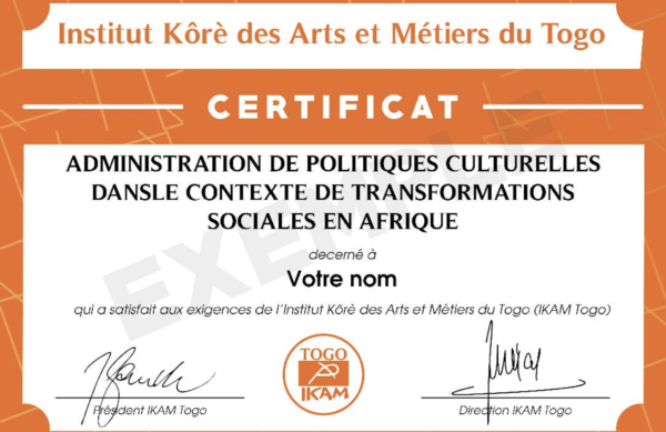 Certificat Admin Politique Culturelle